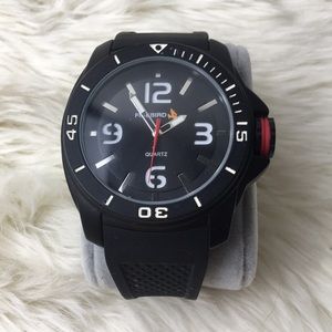 Men’s black firebird wrist watch